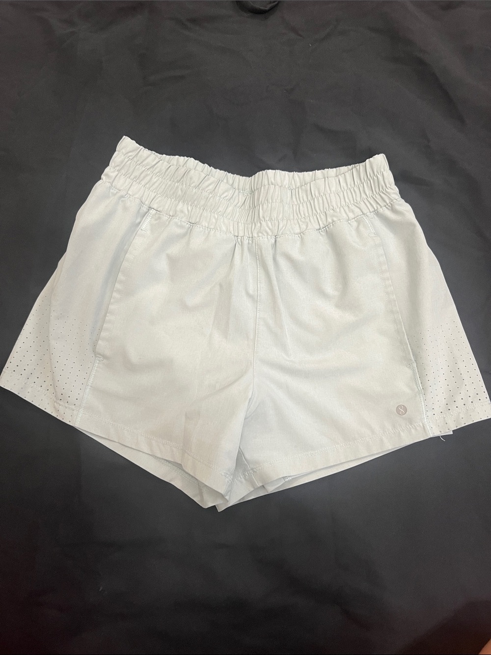 Women's Mint colored Athletic Shorts with built in shorts ~ Size Small